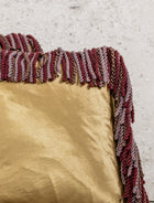 CUSHION - CAMEL - WITH FRINGES