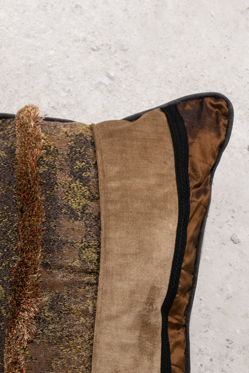 CUSHION - ECLECTIC - CAMEL