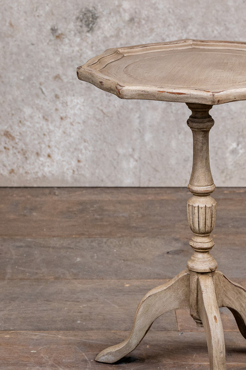 SIDE TABLE - WINE TABLE IN BEIGE DE GRIS