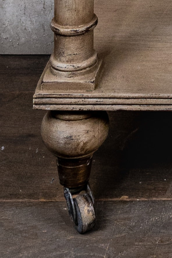 WALL TABLE - CONSOLE WITH WHEELS