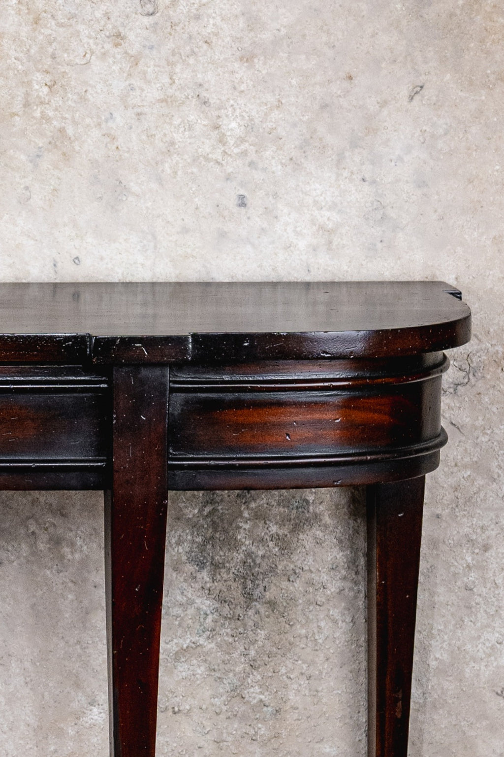 WALL TABLE - MAHOGANY BROWN