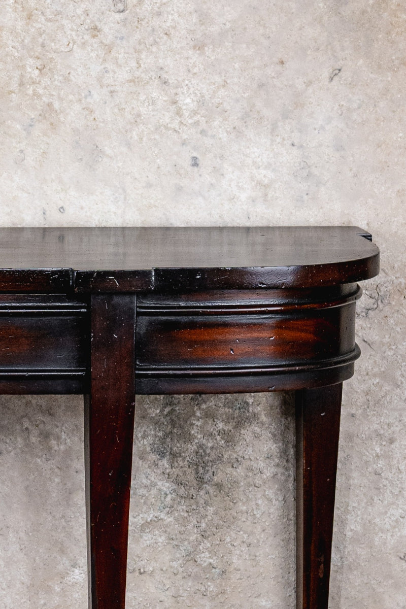 WALL TABLE - MAHOGANY BROWN