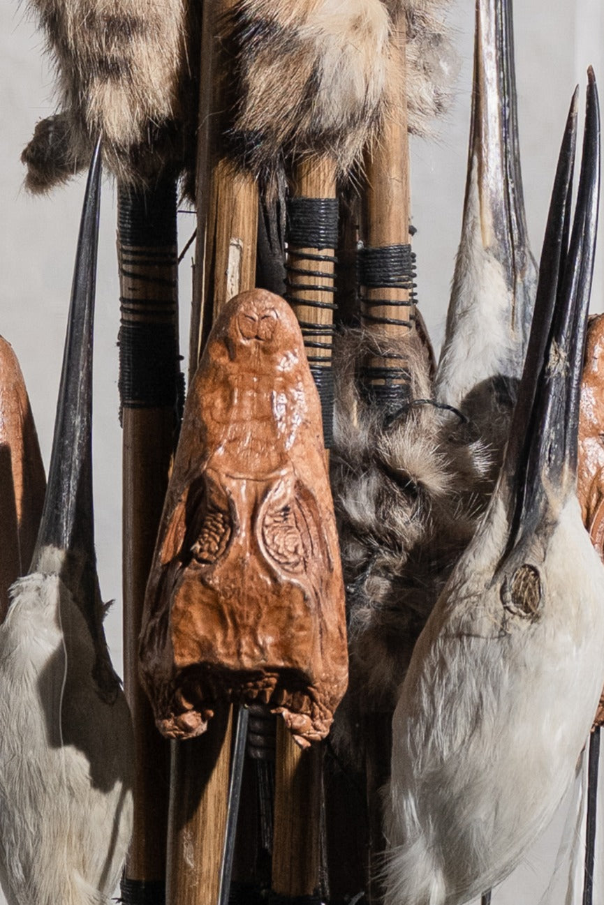 GLAZEN STOLP - VOGELS