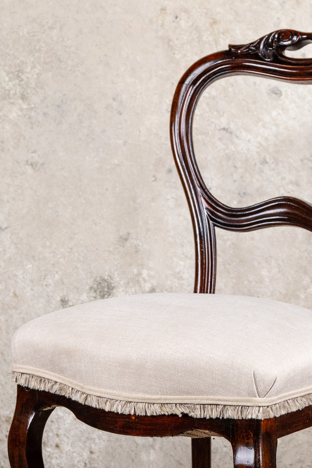 STOELEN - BEIGE - SET VAN 2 