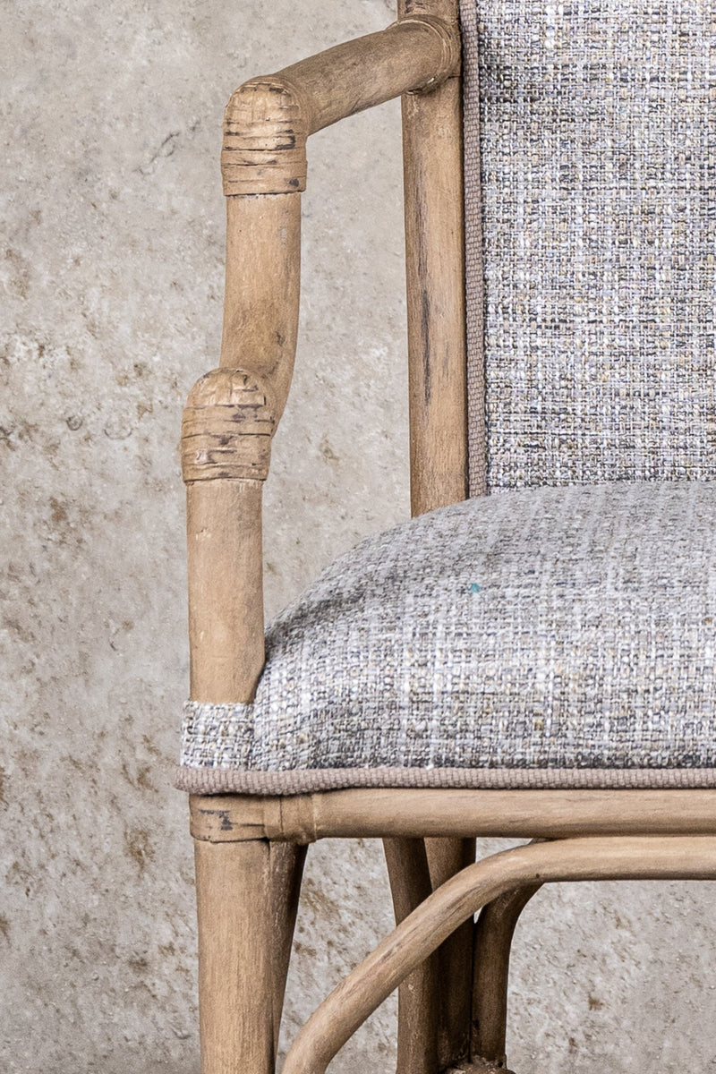 ARMRESTCHAIR - GREYISH BEIGE - SET OF 2