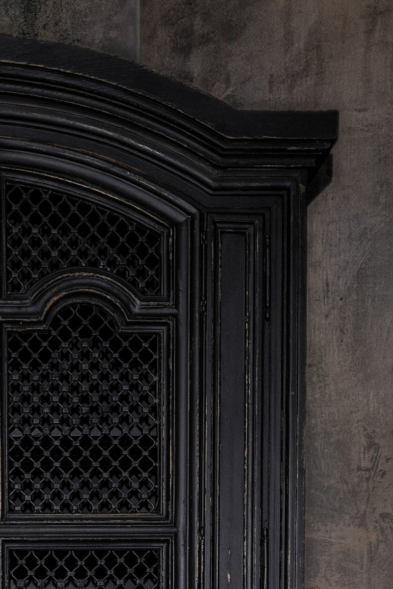 CABINETS - BLACK - SET OF 2