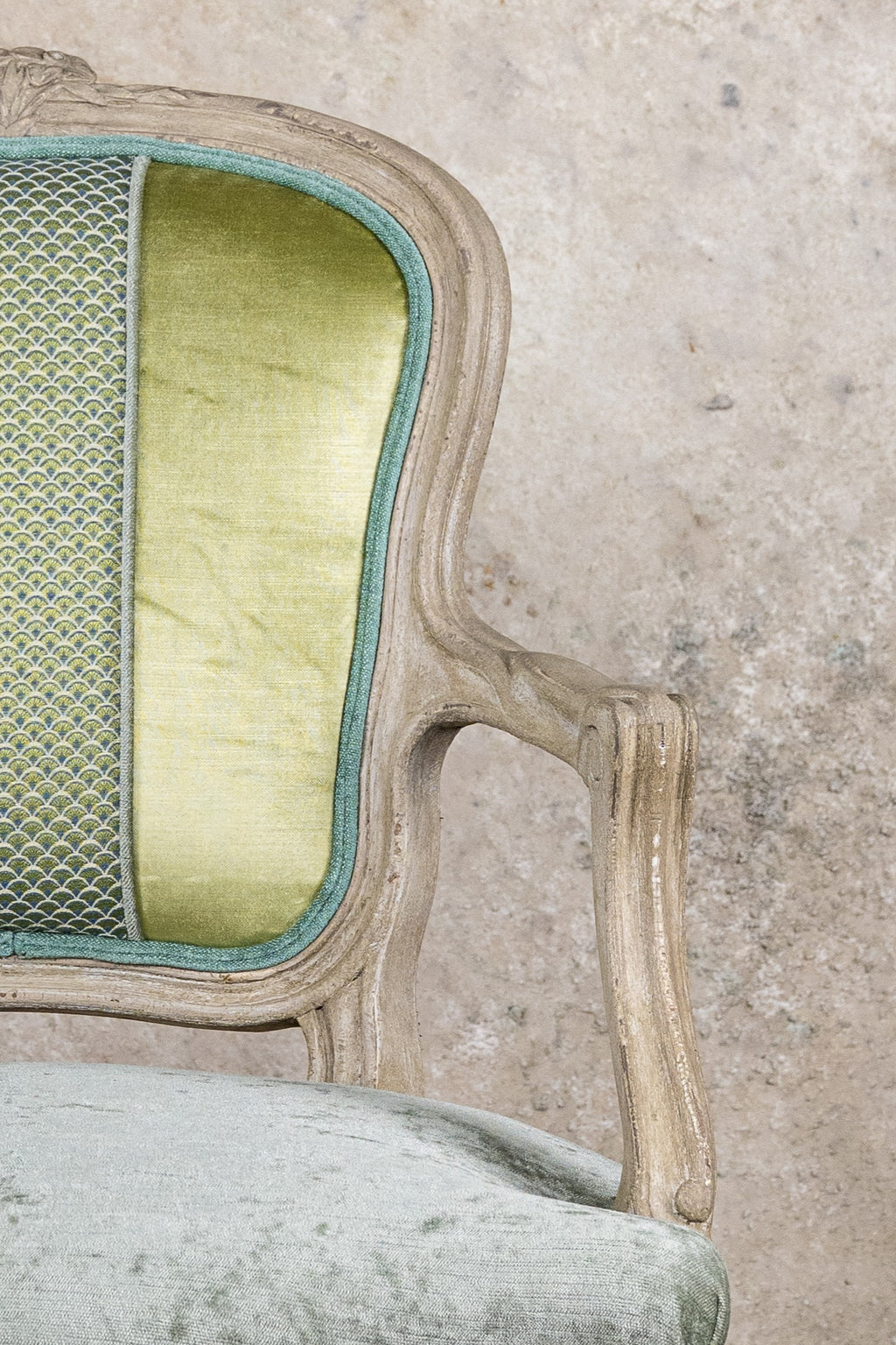 CHAIRS - SAGE GREEN - SET OF 10 WITH CUSHIONS