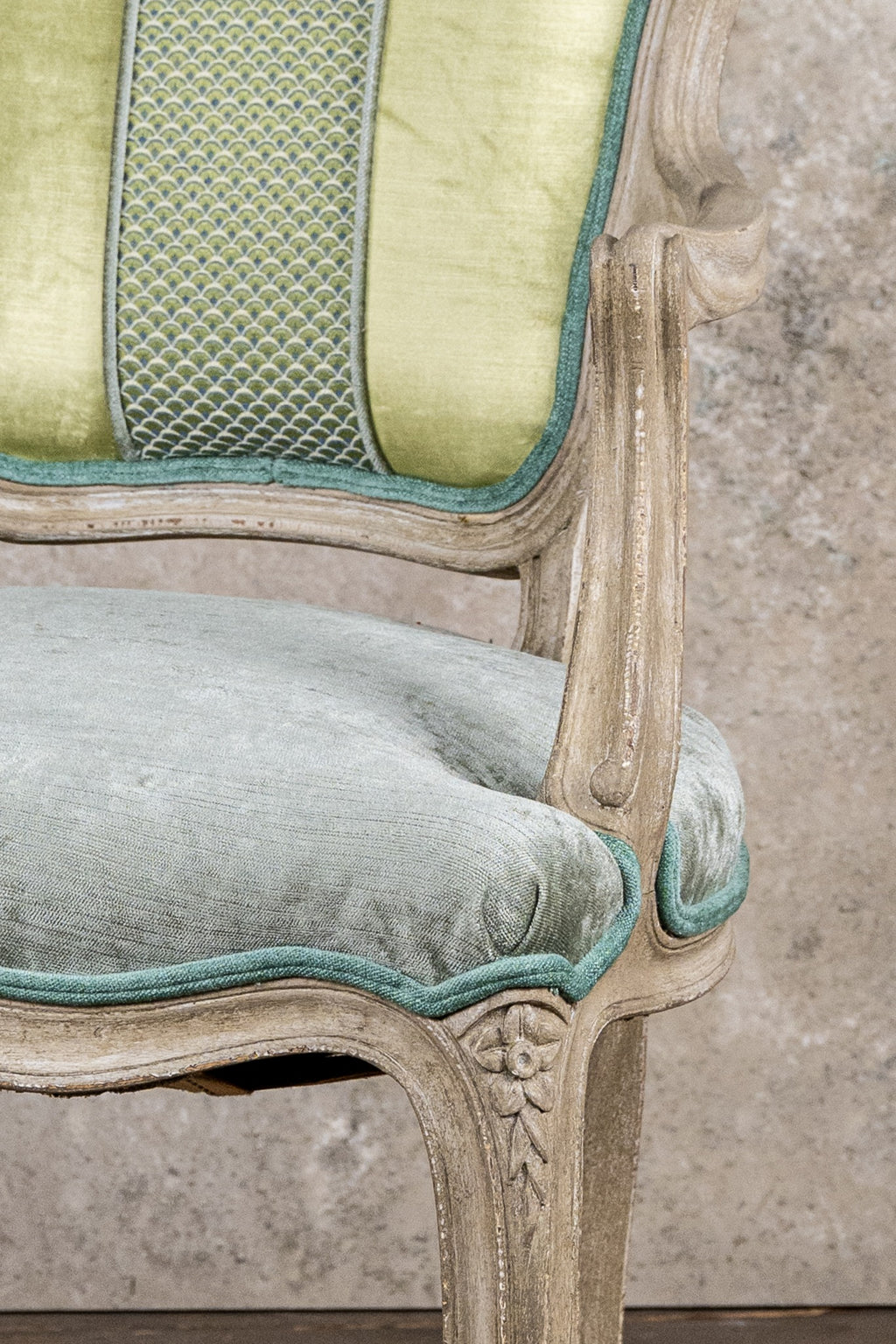 CHAIRS - SAGE GREEN - SET OF 10 WITH CUSHIONS