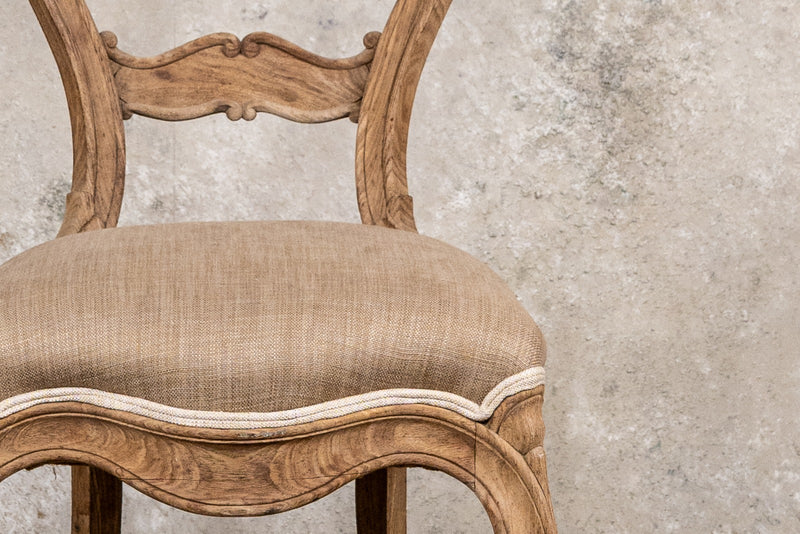 CHAIRS - BROWN - SET OF 4