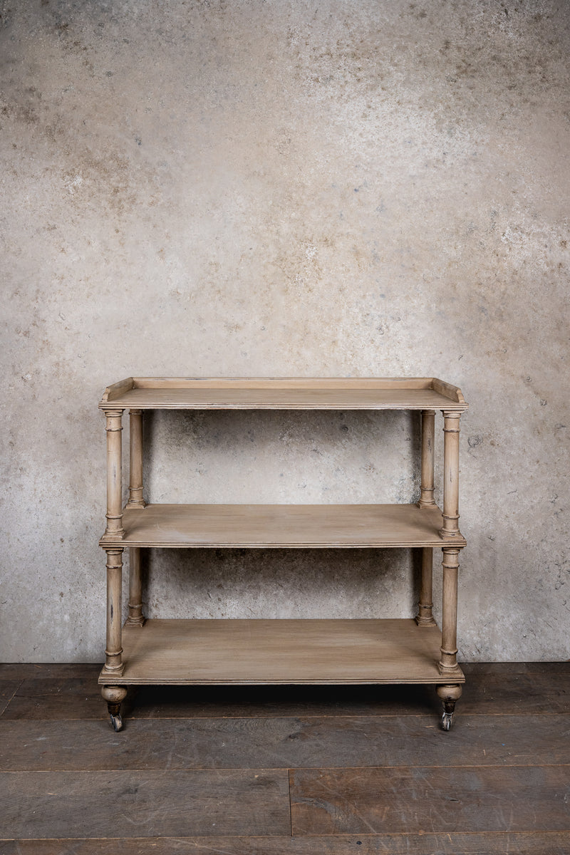 WALL TABLE - CONSOLE WITH WHEELS