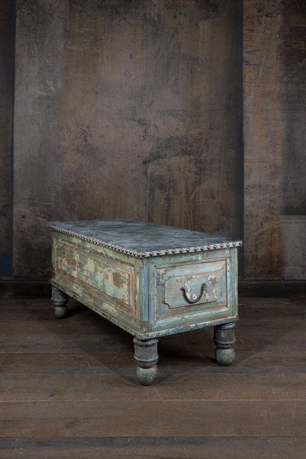 TRUNK - TEAL - INDIAN