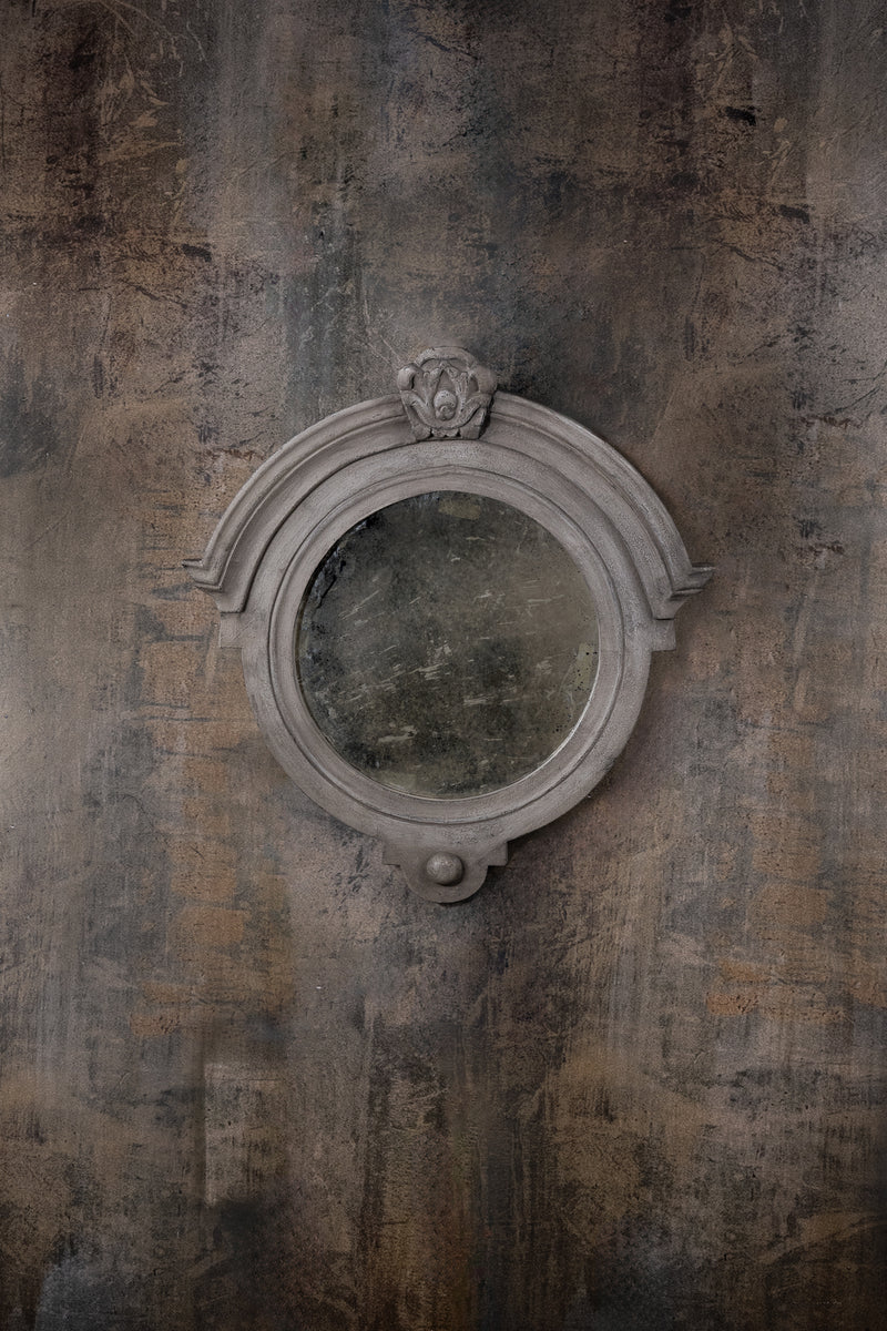 MIRROR - BULLS-EYE WITH ORNAMENT