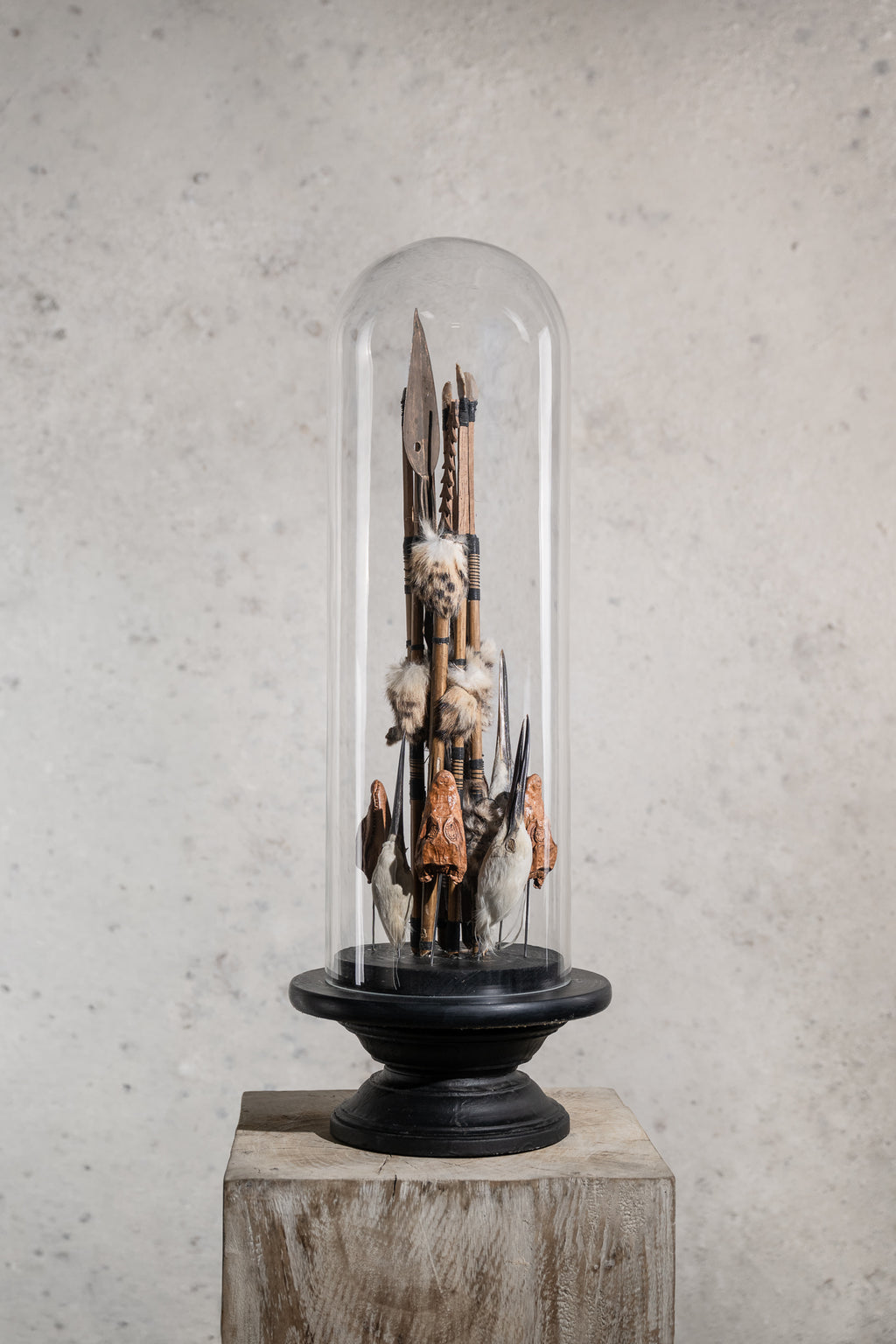 GLAZEN STOLP - VOGELS