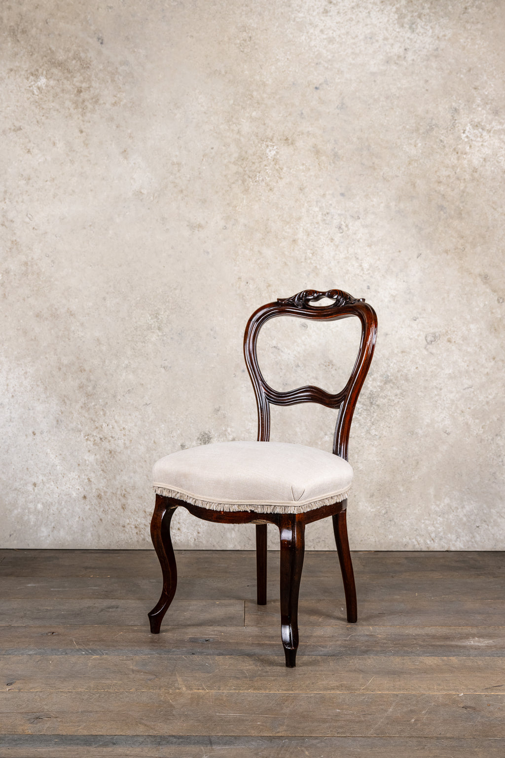 STOELEN - BEIGE - SET VAN 2 