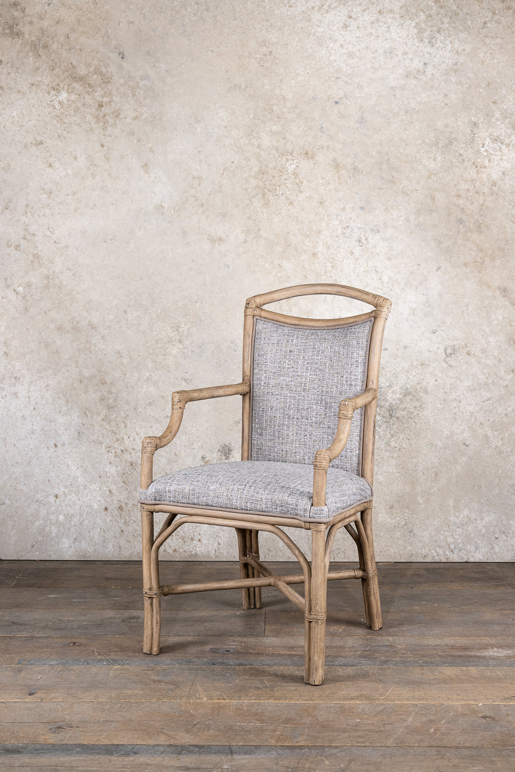 ARMRESTCHAIR - GREYISH BEIGE - SET OF 2