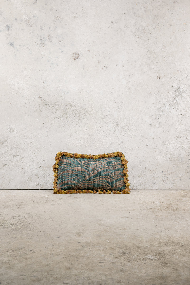 CUSHION - ECLECTIC - WITH FRINGES
