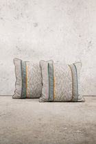 CUSHION - BEIGE - PATCHWORK