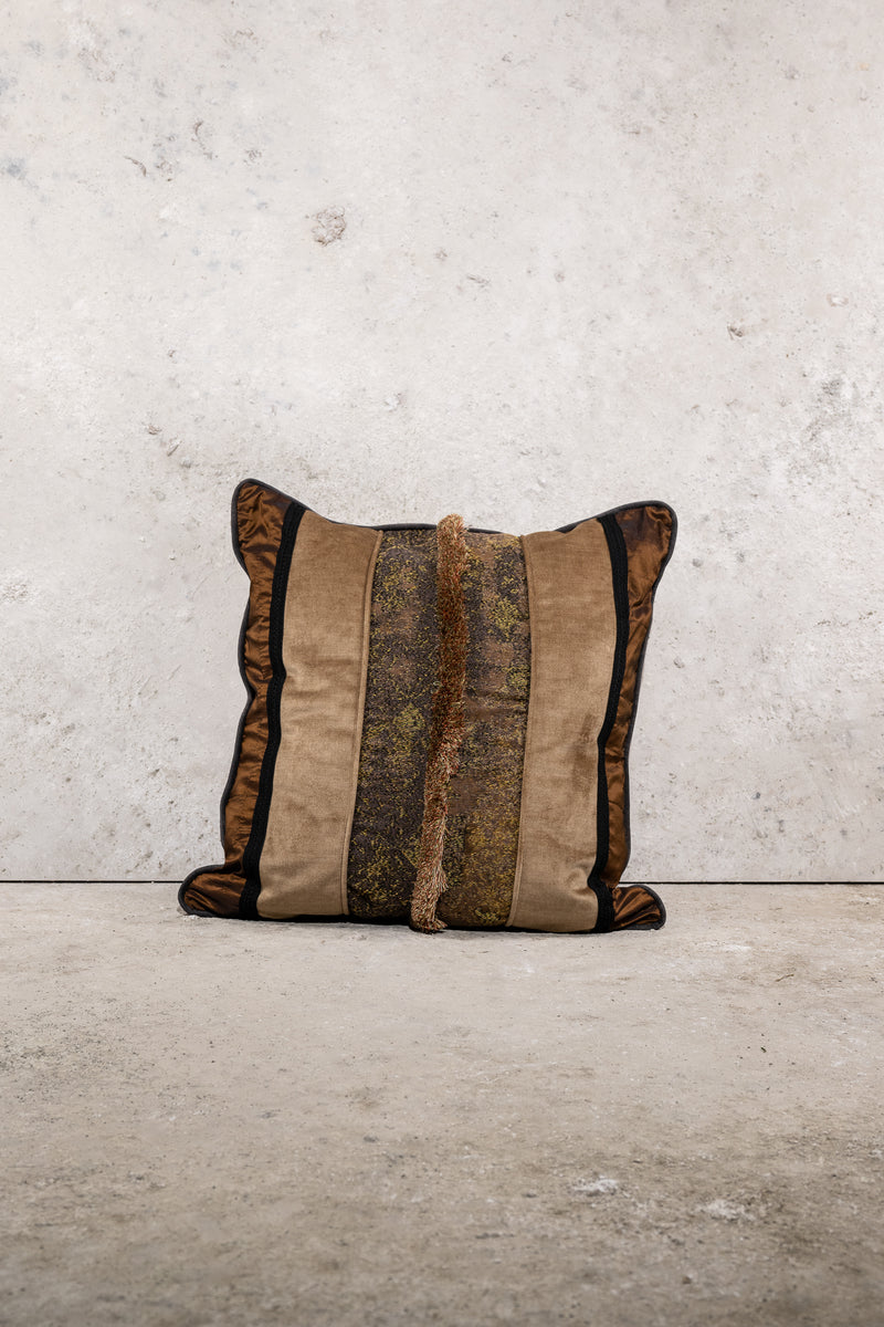CUSHION - ECLECTIC - CAMEL