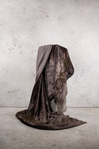 BLANKET - EMBROIDERED - BROWN