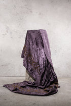 BLANKET - EMBROIDERED - PURPLE