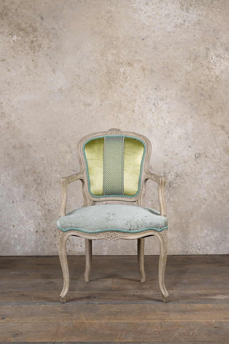 CHAIRS - SAGE GREEN - SET OF 10 WITH CUSHIONS