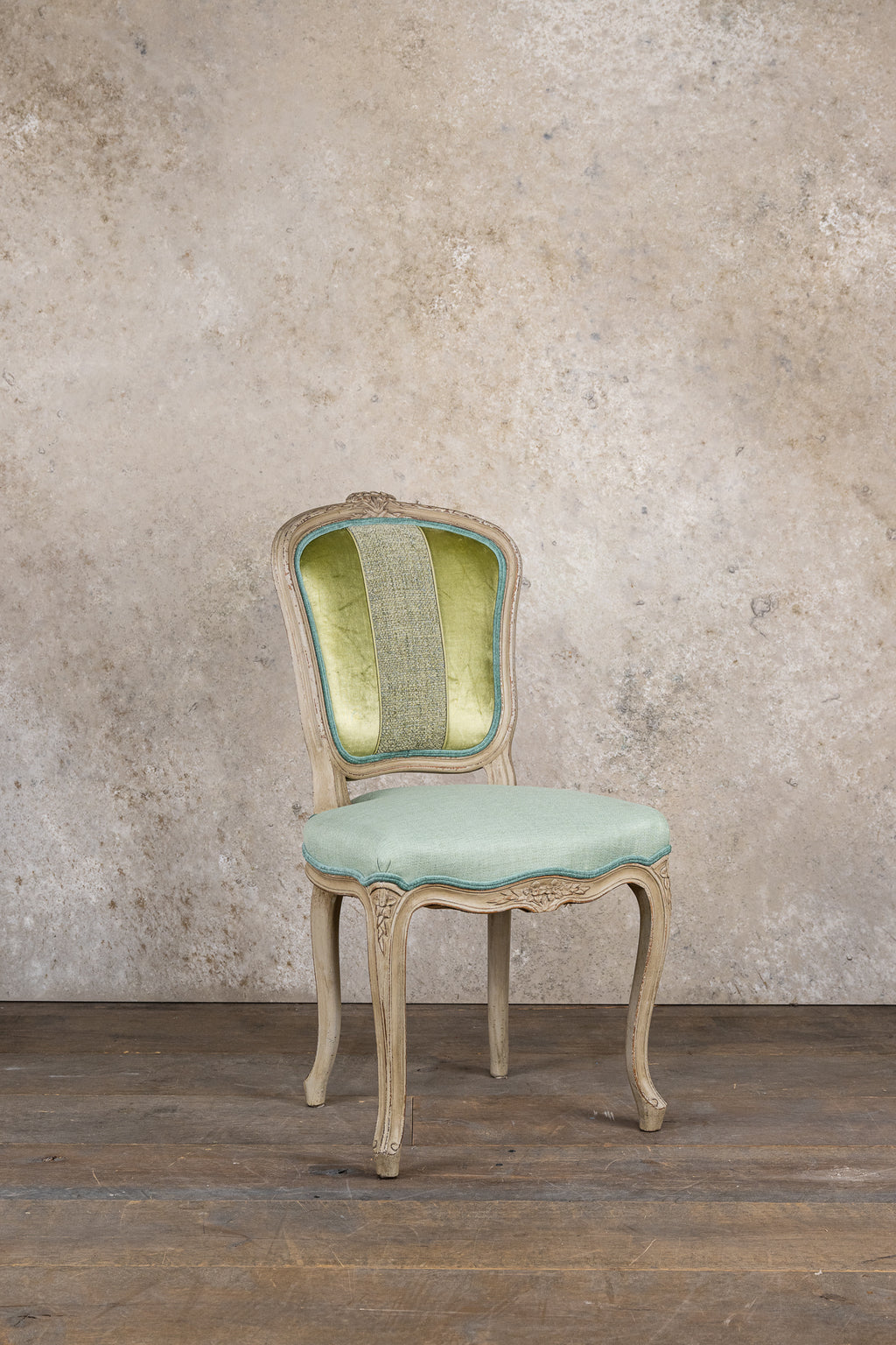 CHAIRS - SAGE GREEN - SET OF 10 WITH CUSHIONS