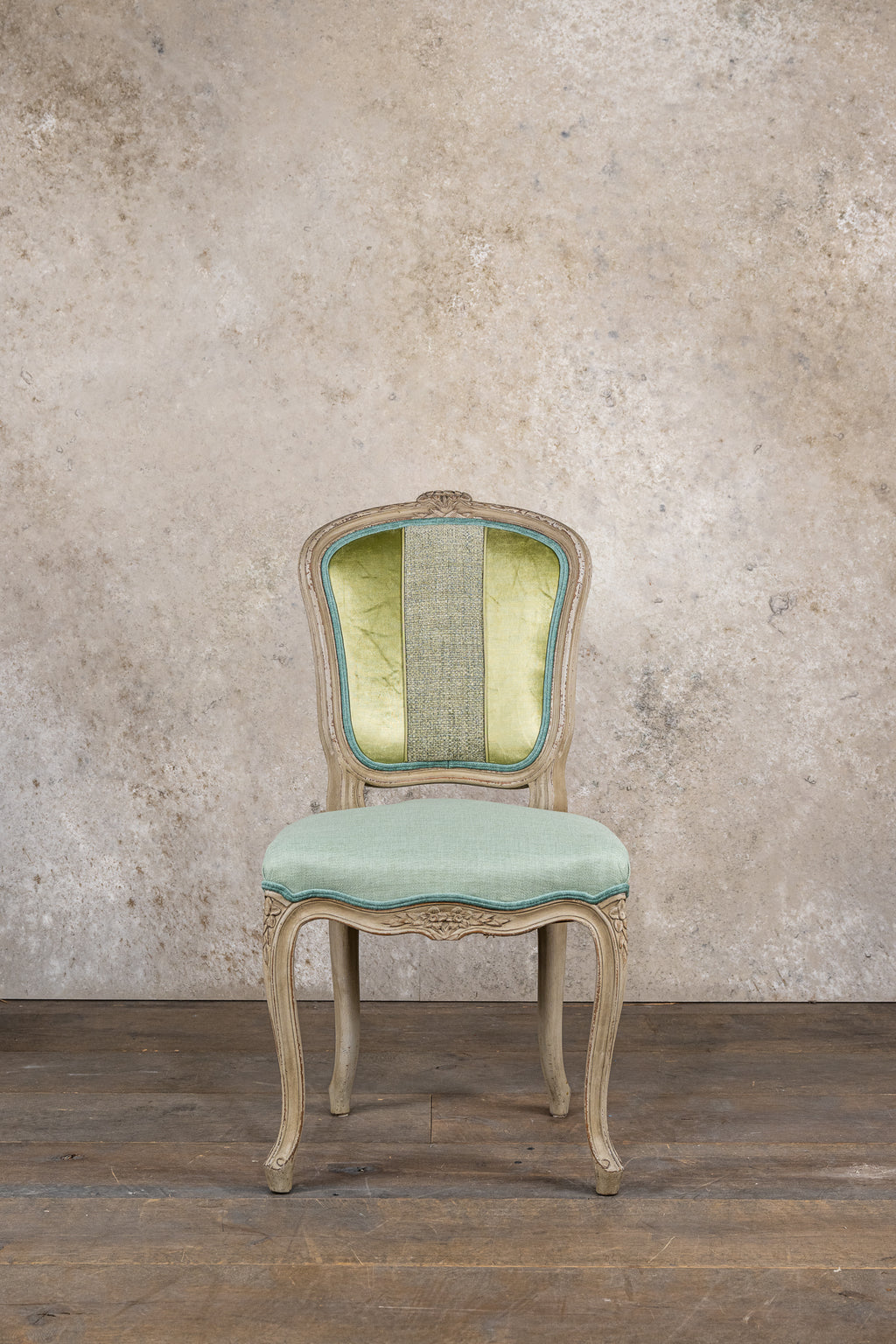 CHAIRS - SAGE GREEN - SET OF 10 WITH CUSHIONS