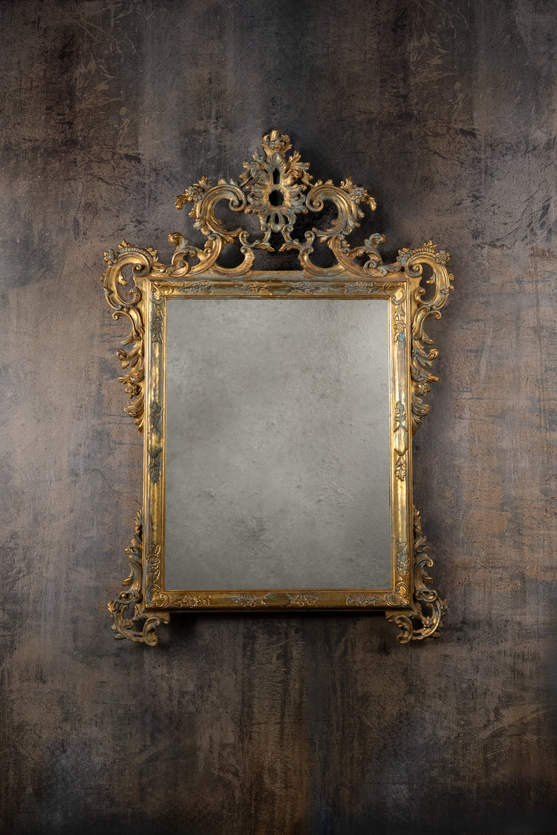 MIRROR - GOLDEN ORNAMENTS